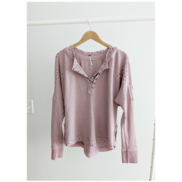 Free People Tops - Free People Heart to Heart Henley Daytime Firework